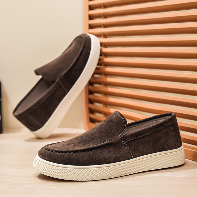 Men'S Shoes Hush Puppies - Men's Casual Shoes Suede Leather Loafers