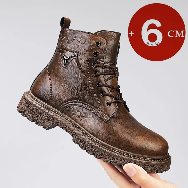 Winter Boot Insulated - 6cm Invisible Height Increasing Men Boots