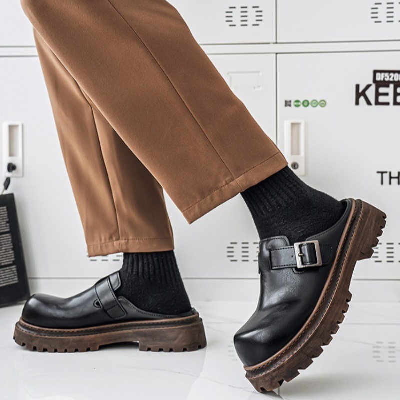 Men'S Shoes Hush Puppies - Men's Bag Head Platform Slippers Trend