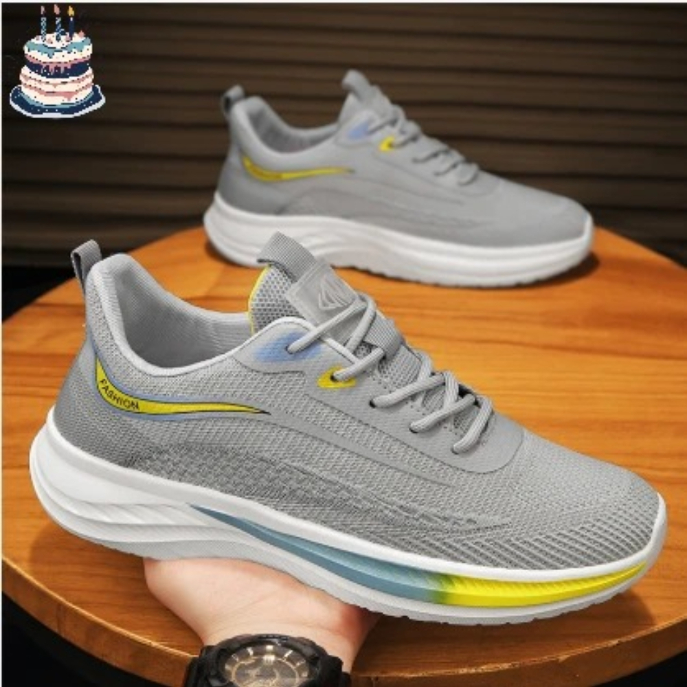 Men'S Shoes For Wide Feet - Thick Sole Running Shoes Men's Sneakers