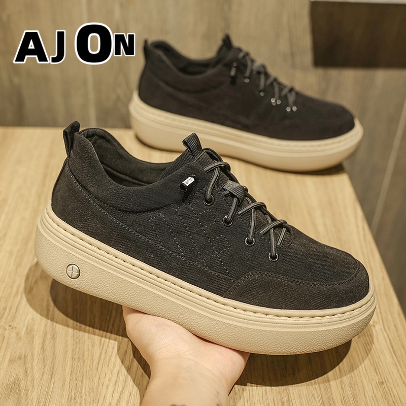 Men'S Shoes Brogues - 2025 autumn and winter men's canvas