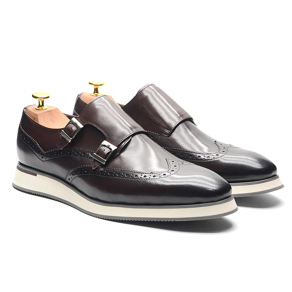 Men'S Shoes Brogues - European Luxury Mens Sneakers Genuine Leather