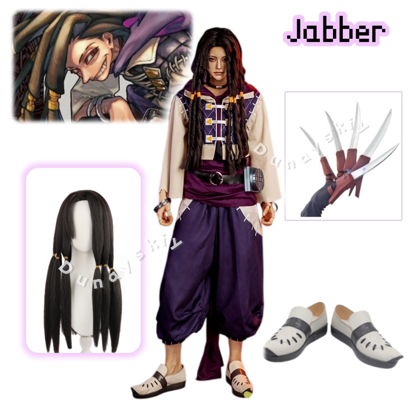 Men'S Shoes For Suits - Anime Gachiakuta Jabber Cosplay Costume Wig