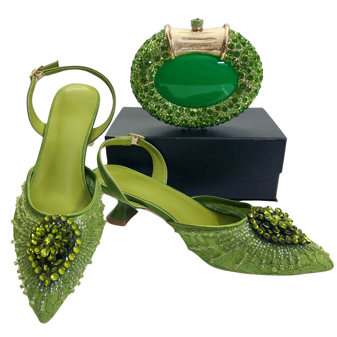 Men Shoes High - Italian Designer Evening Shoes With Clutch