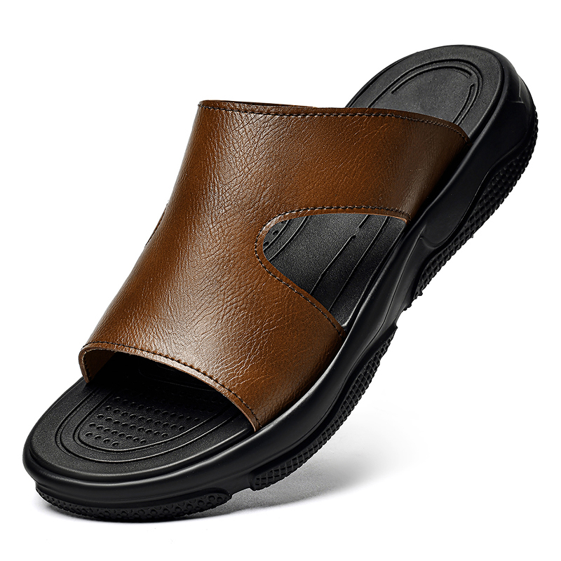 Men's Leather Slide Sandals No - Men'S Shoes Hush Puppies recensie en prijs