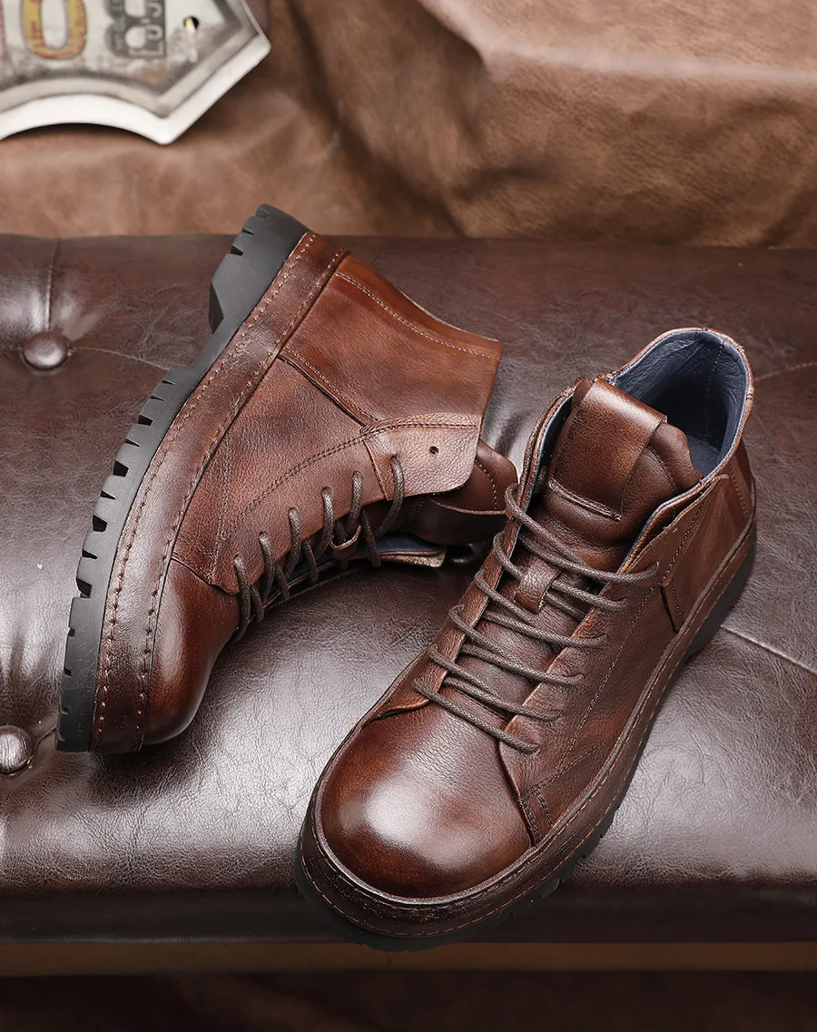 Vintage British Men Ankle Boot - Men'S Shoes Brogues recensie en prijs