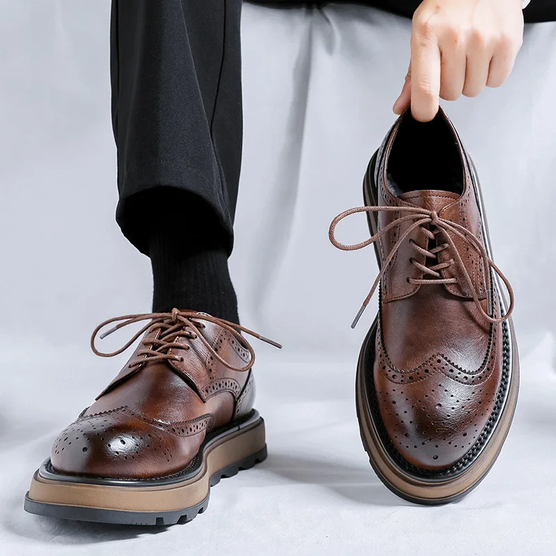 New Spring Autumn Vintage Brit - Men'S Shoes Brogues recensie en prijs