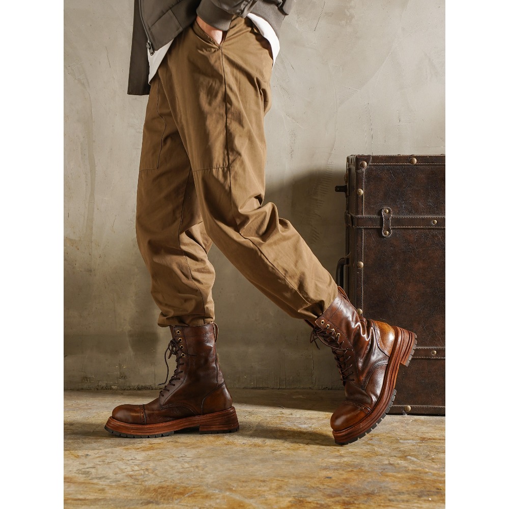 Men's Genuine Leather Motorcyc - Men'S Shoes Brogues recensie en prijs
