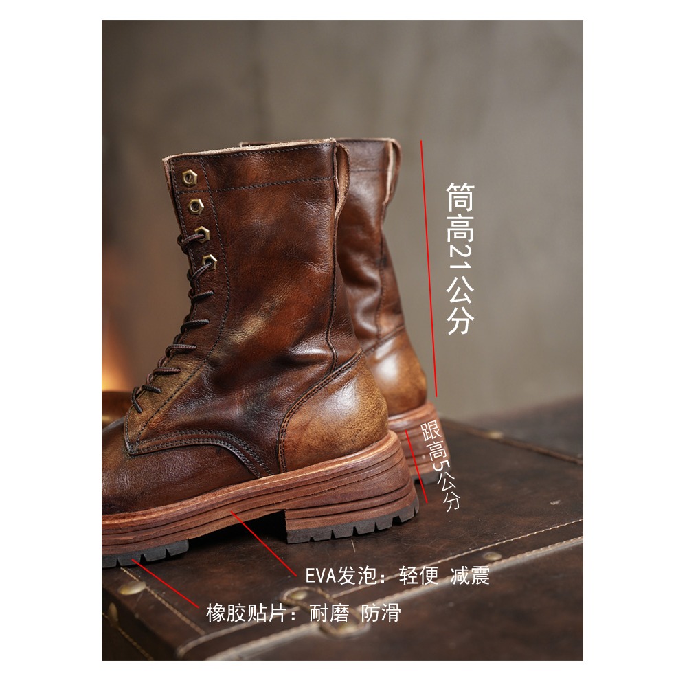Men's Genuine Leather Motorcyc - Men'S Shoes Brogues recensie en prijs