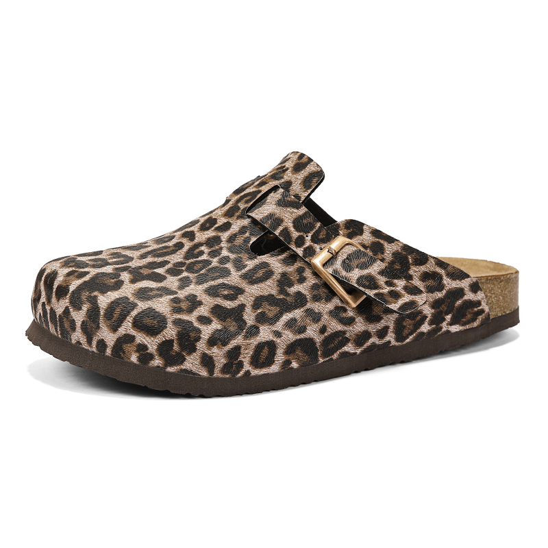 Leopard print Cork Slippers Ha - Men'S Shoes Birkenstock recensie en prijs