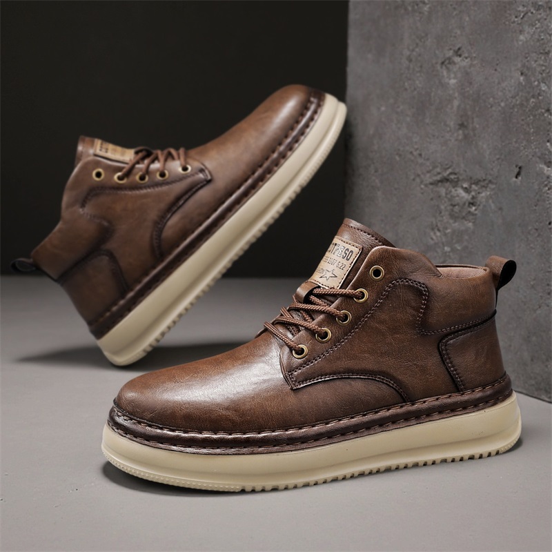 Men's Handmade Retro High-Top  - Men Shoes Everyday recensie en prijs