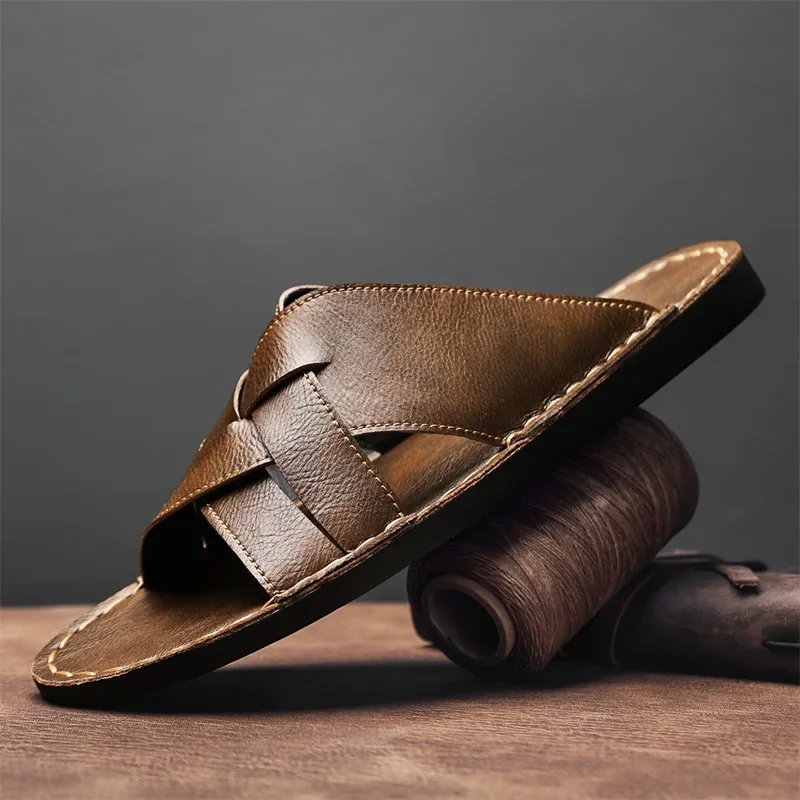 Genuine Leather Men Casual San - Men'S Shoes Hush Puppies recensie en prijs