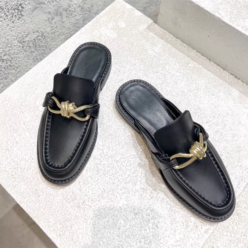 Metal Buckle Half Slippers For - Men'S Shoes Hush Puppies recensie en prijs