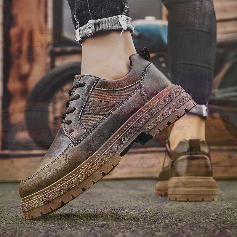 Dark Natural Leather Fashion T - Men'S Shoes Different Types recensie en prijs