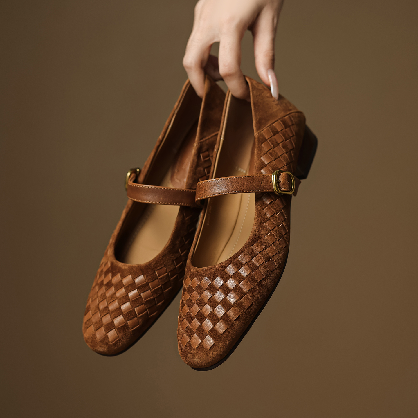 Handmade Genuine Woven Texture - Men Shoes High recensie en prijs