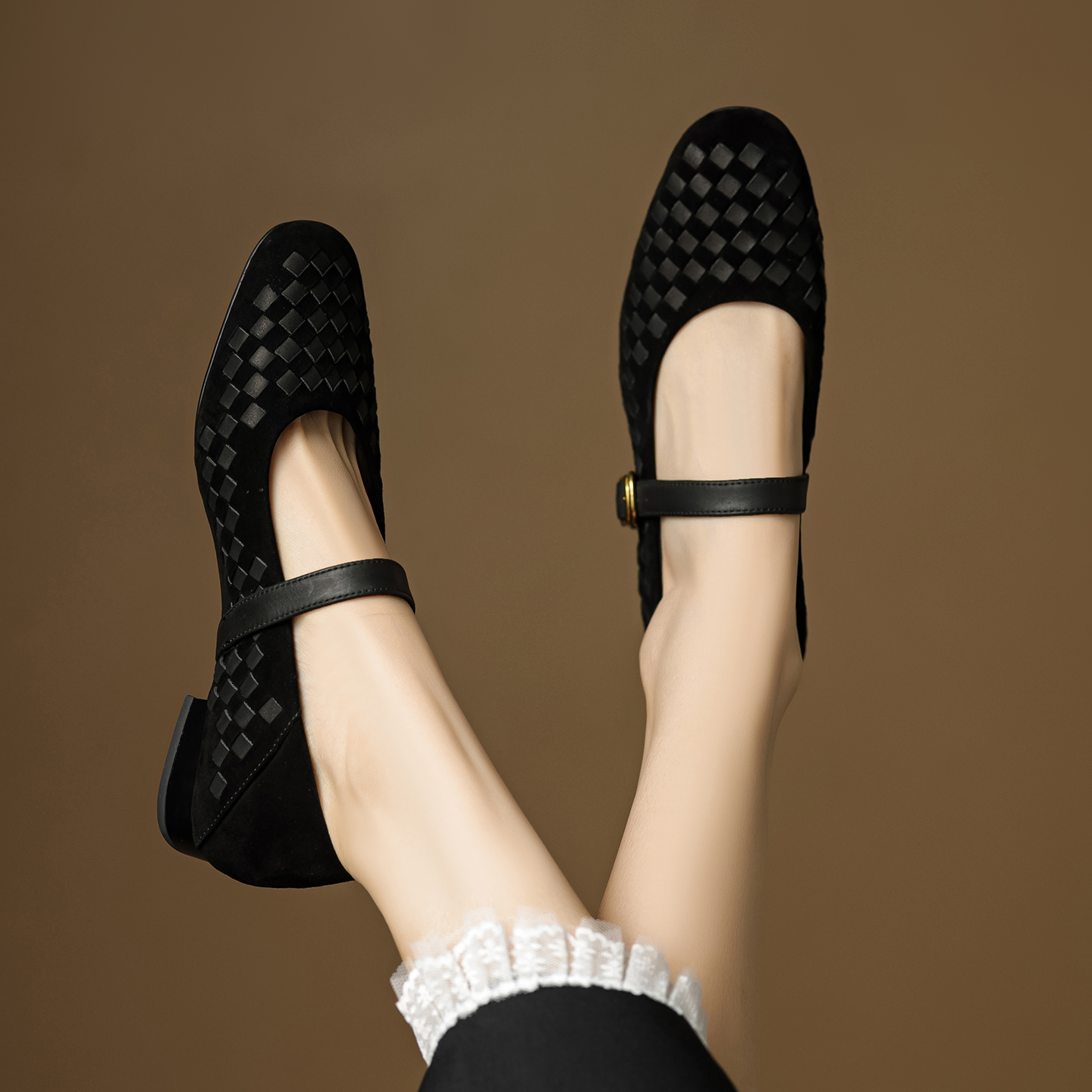 Handmade Genuine Woven Texture - Men Shoes High recensie en prijs