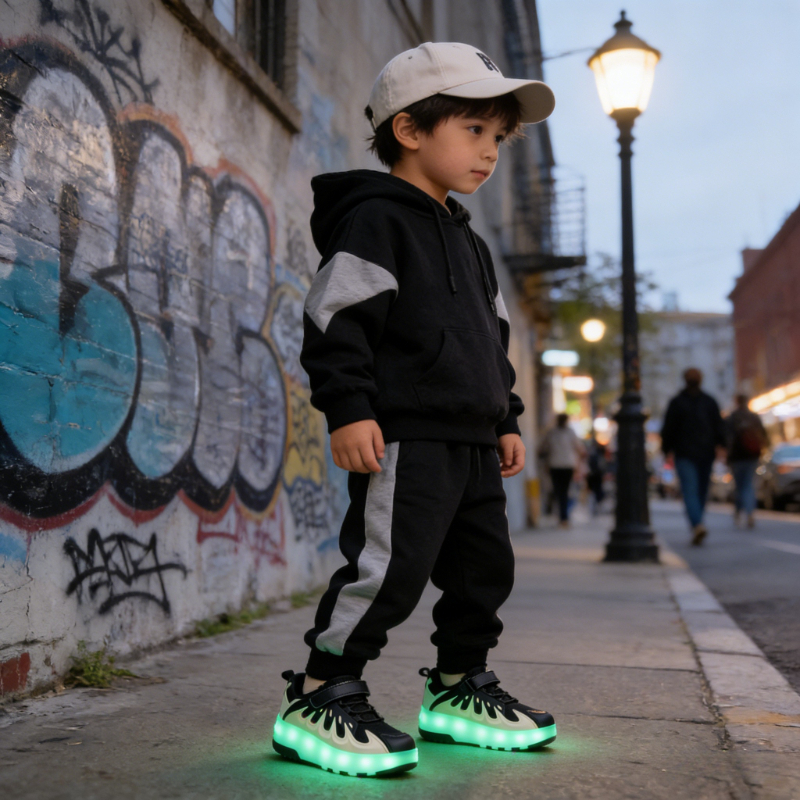 LED-lit roller skates, USB rec - Men Shoes Must Have recensie en prijs