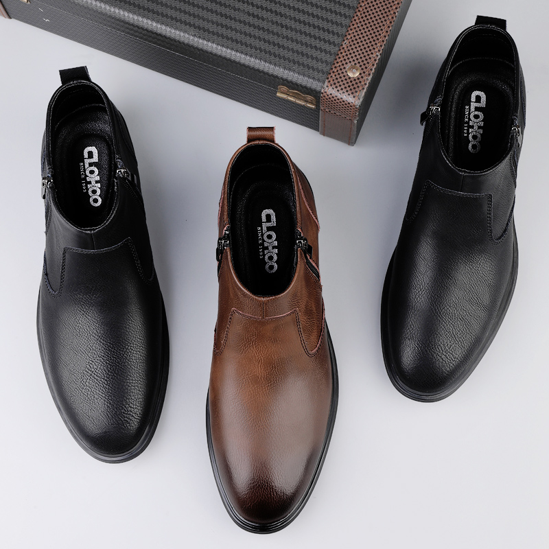 CLOHOO Handmade Men's Boots Bu - Men'S Shoes Hush Puppies recensie en prijs