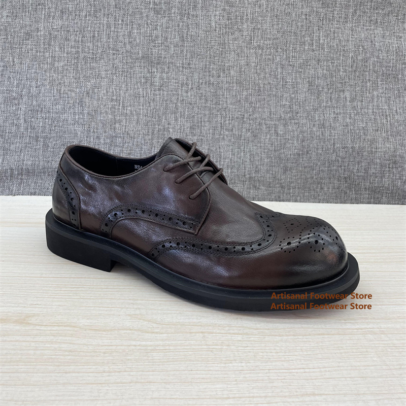 Carving Brogue Shoes for Men B - Men'S Shoes Brogues recensie en prijs