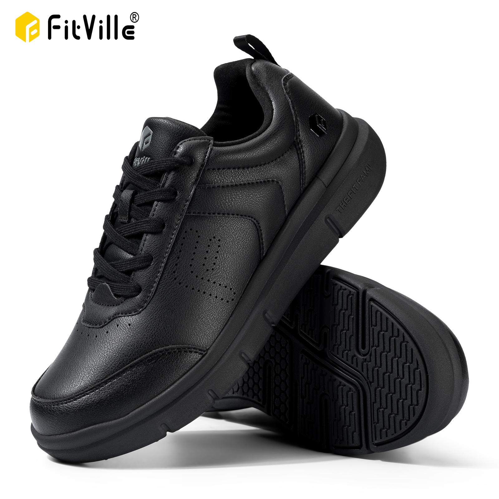 FitVille Men's Casual Leather  - Men'S Shoes For Wide Feet recensie en prijs